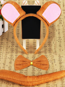 Singe Cosplay Hairband Bow Tie queue synthétique enfants Cosplay accessoires