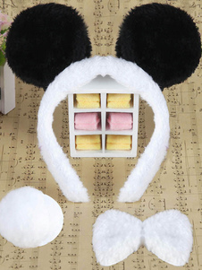 Panda Cosplay Hairband Bow Tie queue enfants synthétique Cosplay accessoires
