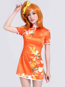 LoveLive ! Kousaka Honoka Cheongsam Toussaint Cosplay Costume