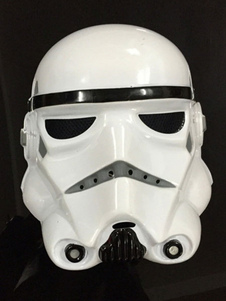La Guerre des étoiles masque PVC blanc Cosplay Accessoire