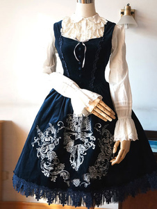 Imprimer Lolita Robe synthétique Chic marine