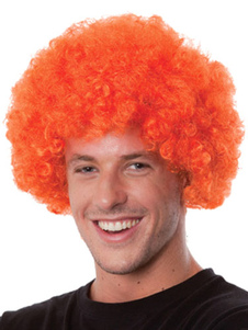 Toussaint Cosplay Perruque orange de film unisexe