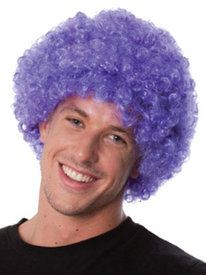 Toussaint Cosplay Perruque Purple de film unisexe