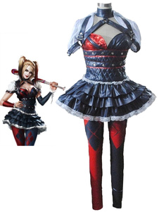 Costume cosplay de Harley Quinn Batman Arkham Asylum Harley Quinn