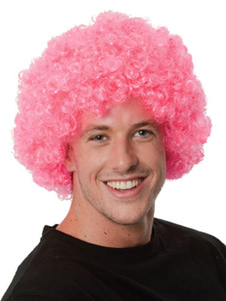 Toussaint Cosplay Perruque Rose de film unisexe