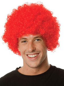 Toussaint Cosplay Perruque rouge de film unisexe