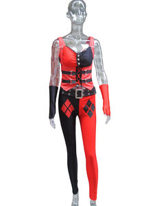 Costume cosplay de Batman Arkham Asylum Harley Quinn