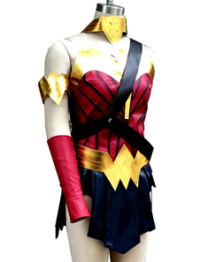 Marvel Comics Aube de Justice Wonder Woman Diana Prince Cosplay Costume