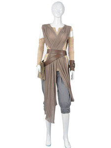 La Guerre des étoiles Cosplay Costume brun dessus synthétique