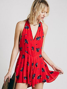 Blanc plissé Polyester Mini robe pour femme