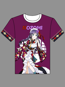 Love Live Tojo T-shirt à manches courtes de Nozomi