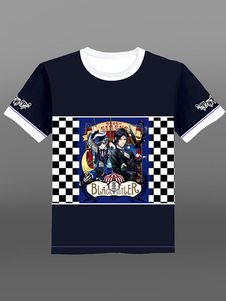 Black Butler ronde collier T-shirt