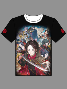 T-shirt femme manches courtes Kiyomitsu Ranbu Kashuu touken