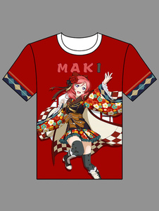 Love Live Nishikino T-shirt manches courtes de Maki