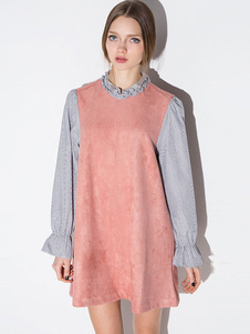 Maj rose robe Chic robe courte Polyester