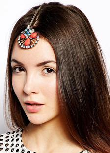 Accessoires pour cheveux multicolore Bohème Hairclip métal