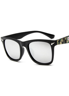 Multicolore Chic impression plastique Sun verres pour les femmes