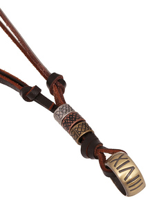 Alliage multicolor collier Chic simili cuir collier pour hommes