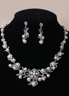 Bijoux de mariée ensembles Wintersweet creux décoré ensembles de bijoux de mariage strass