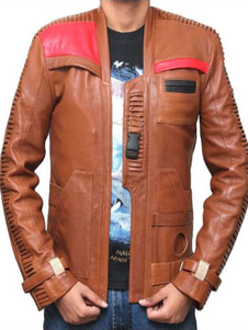 La Guerre des étoiles Cosplay Costume Manteau marron en Faux cuir