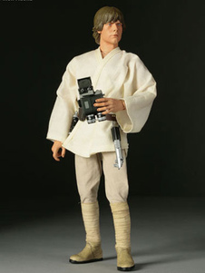 La Guerre des étoiles Cosplay Costume Simili-cuir brun du haut de la page