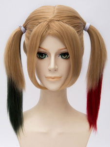 Suicide Squad Harley Quinn Cosplay perruque Flaxen grappes perruque Cosplay