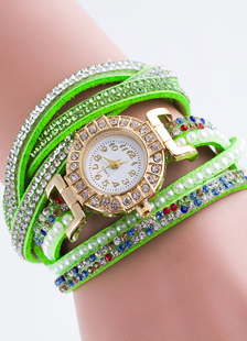 Fashion bracelet métal rond forme Women Watch