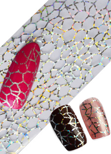 Géométrique emboutissage Image plaques argent 1 couleur synthétique