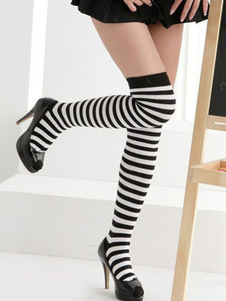 Coton Saloon Girl Cosplay noir bas des femmes