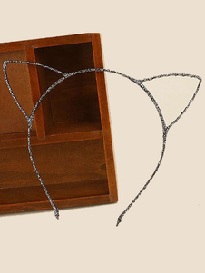 Bandeau en plastique jaune Cosplay Halloween pour femme