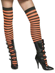 Coton Saloon Girl Cosplay Orange bas des femmes