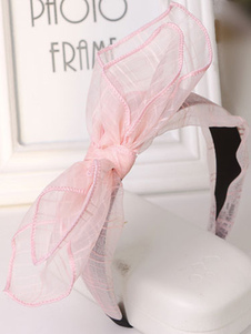 Bandeau en plastique rose Cosplay Halloween pour femme