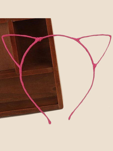 Bandeau en plastique rose Cosplay Halloween pour femme