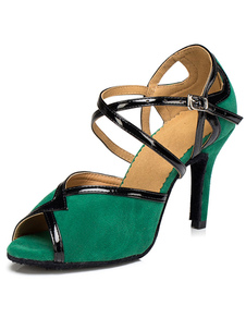 Bracelet vert réglable Peep Toe Terry Ballroom chaussures