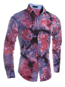 Mise en forme Casual chemise de propagation cou homme de coton