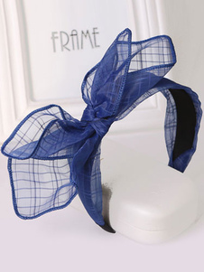 Bandeau en plastique bleue Cosplay Halloween pour femmes