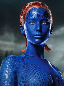 Marvel Comics X-Men Mystique Raven Darkholme Cosplay Perruque