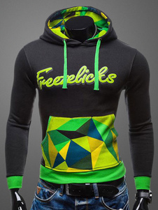 Slim Fit Hoodie pour les hommes avec contraste couleur