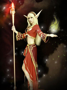 World of Warcraft Bloodelf Cosplay Costume Halloween Costume Cosplay de WOW