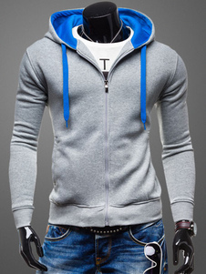 Zip masculine Up Hoodie Slim Fit Jacket