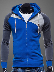 Hoodie Summer veste masculine avec contraste Raglan manches