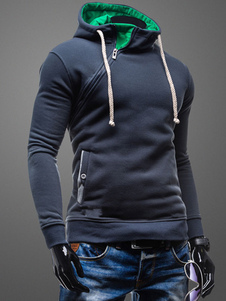 Hoodie Sweat-shirt hommes avec glissière latérale