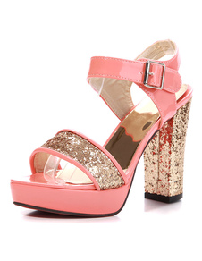 Plate-forme des femmes Sequins sandales
