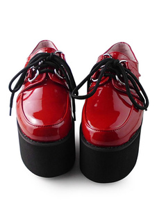 Sweet Lolita haute plate-forme avec lacet