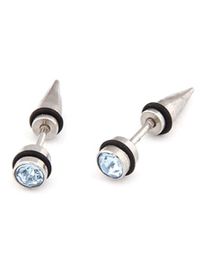 Les boucles d’oreilles Strass pour hommes
