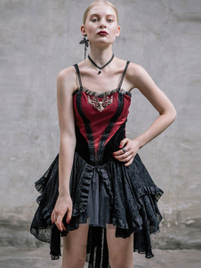 Gothic Lolita Punk pull robe lacets Design