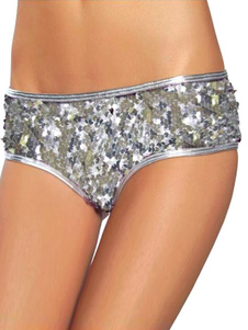 Argent Club en bref paillettes féminines