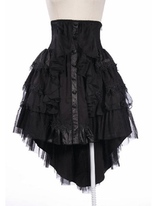 Gothic Lolita noir jupe Steam Punk