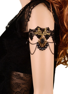 Gothique noir Bracelet de charme