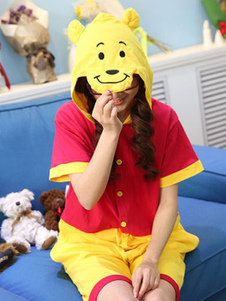 Winnie l’ourson Kigurumi coton Anime Costume pour l’été